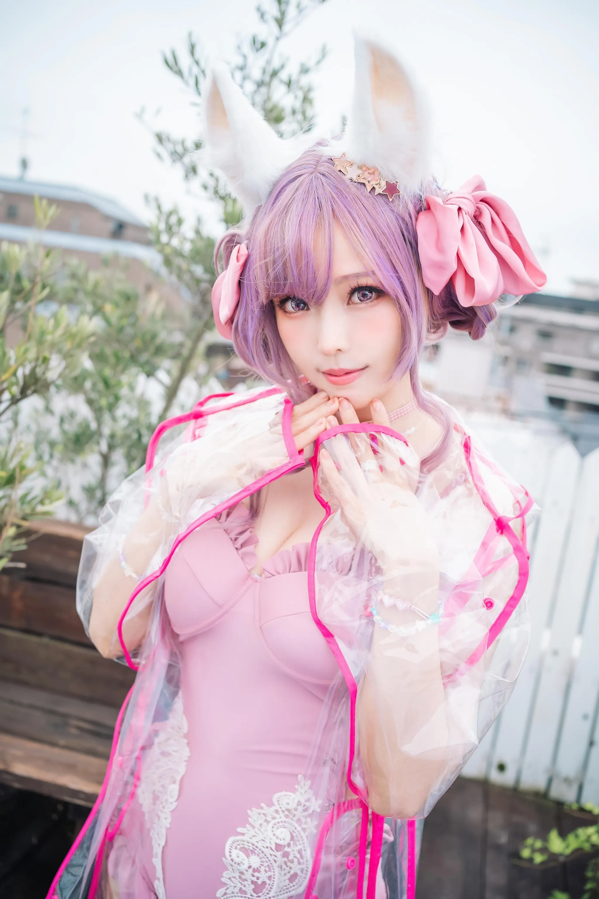 ElyEE子 – NO.82 Fluffy Summer – Original Swimsuit-粉色 [54P]插图9